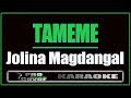 Tameme Jolina Magdangal KARAOKE Tameme Jolina Magdangal KARAOKE