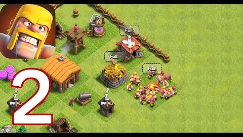 Clash of Clans - Gameplay Walkthrough Part 2 - Single Player: Levels 4-8 (iOS, Android)