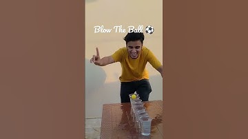 Blow The Ball | Indoor Game | MINUTE TO WIN IT @5MinuteCraftsYouTube #youtube @TechnoGamerzOfficial