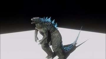 Godzilla 2014 test animation