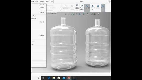 Bottle Design In Solidworks