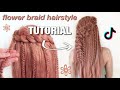 flower braid wedding hairstyle TUTORIAL