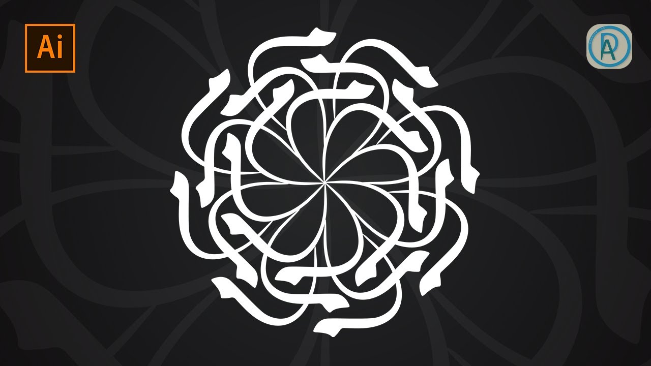 3 minutes MANDALA ART 20 Adobe Illustrator Tutorial YouTube