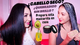 TRATAMIENTO PARA CABELLO MUY SECO Y MALTRATADO CON AGUACATE Y ACEITE DE ROMERO (MASCARILLA CASERA)