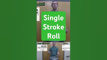 Single Stroke Roll - Drum Rudiment (Slow-Fast-Slow) #drums #rudiments