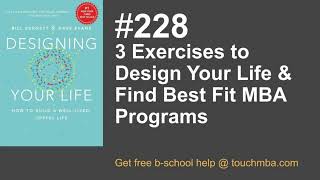 Famous 3 Exercises to Design Your Life & Find Best Fit MBA Programs Profile