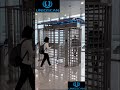 Full Height Turnstile with Rain Canopy Demo | Card Swipe Entry & Exit Control #uniqscan