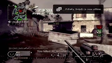 Cod4 quickscope killstreak