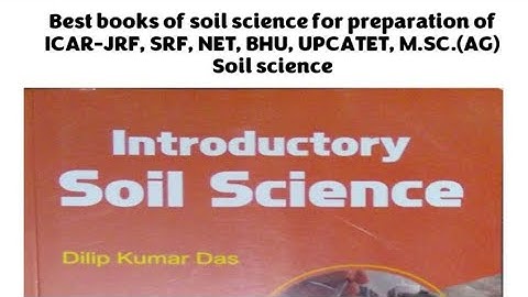 Best #books of #soil #science for #jrf #srf #icar #net #asrb #msc #soil_science #bsc #bhu #upcatet