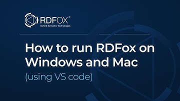 How to run RDFox on Windows and Mac Using VS Code