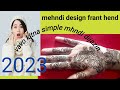 Floovar mehndi dizain 2023 mehndi design floovar bel2023 inaya gujjar art 02