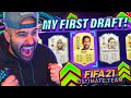 MY FIRST FIFA 21 FUT DRAFT!! INSANE PROFIT!!
