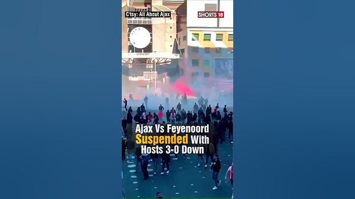 Politie gebruikt traangas tegen Ajax-fans | Ajax vs. Feyenoord geschorst bij 3-0 achterstand | N18S