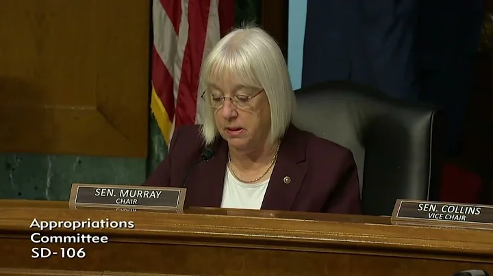 Senator Murray Delivers Opening Remarks at Hearing on Disaster Relief Needs