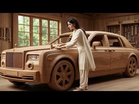 A Girl Built a Purple Luxury Limousine From Wood in London! 💜🇬🇧 | Full Build