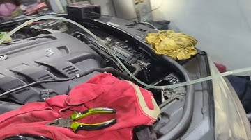 Как слить топливо с дизельного туарега