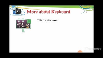 COMPUTER# More about Keyboard# Types of keys# Class 3