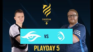 Team SECRET vs ROGUE \/\/ Rainbow Six European league 2021 - Stage 1 - Playday #5