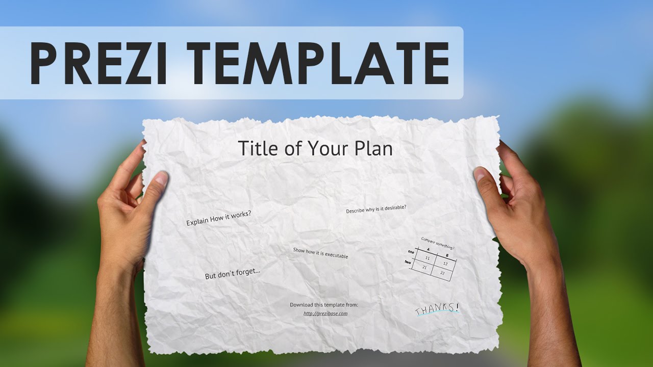 My Plan - Prezi Template