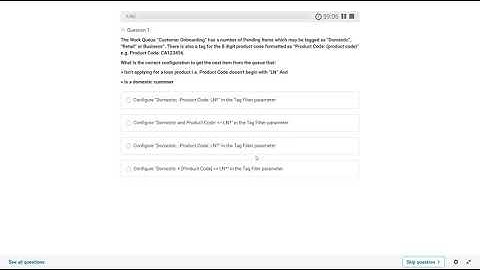 Blue Prism Certification - Mock Test 1