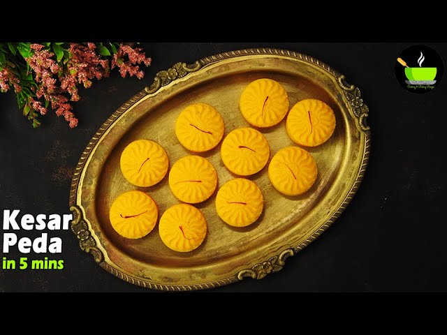 Instant Kesar Peda | Quick Diwali Sweet | Easy Kesar Pedas | Quick & Easy Diwali Sweets | Diwali | She Cooks