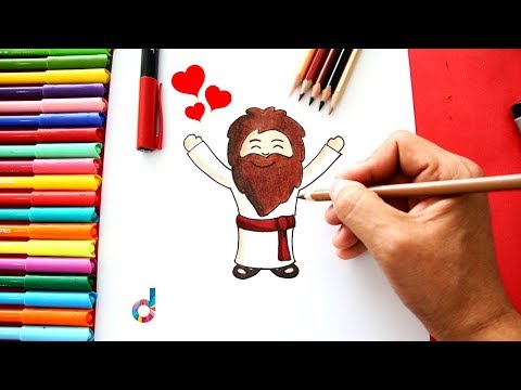 How To Draw Jesus Adult Jesus Christ Step By Step Easy Youtube