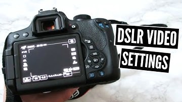 Best Video/Youtube Settings for Canon T6i (750D) DSLR