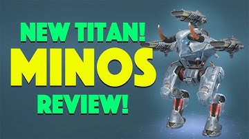 War Robots - New Titan Minos Reviewed! Test Server action!