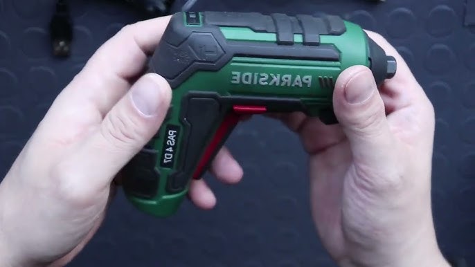 Parkside Cordless Screwdriver 4V PAS 5 D6 - YouTube