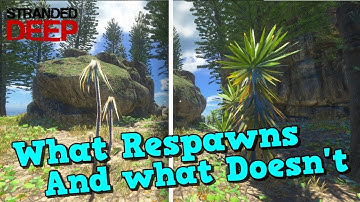 Stranded Deep - What Re-spawns and what does not