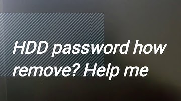 How remove hdd password acer aspire 1350?