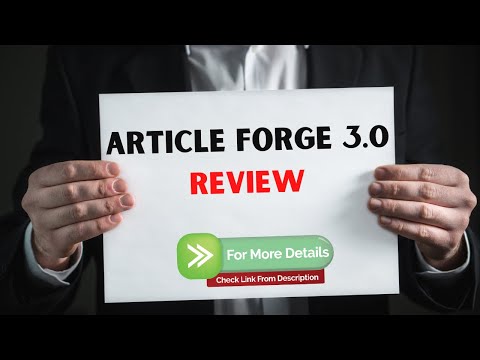 What is Article Forge