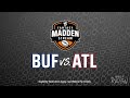 Fantasy Madden Sim July 9, 2022 | BUF vs ATL