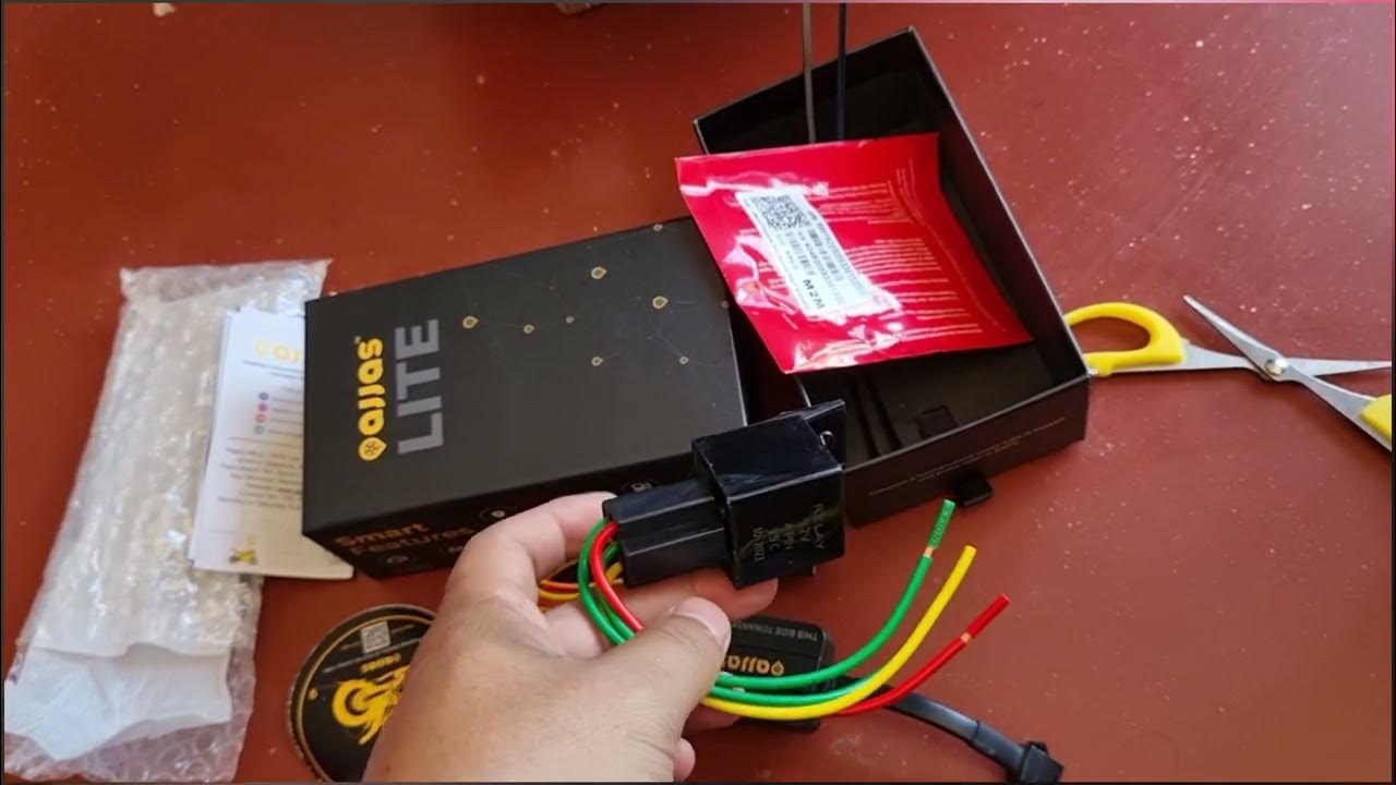 Unboxing ajjas lite gps tracking device and installing it in my tvs