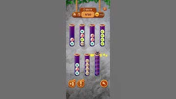 Woody Sort Level 247 #sorting #puzzlegame