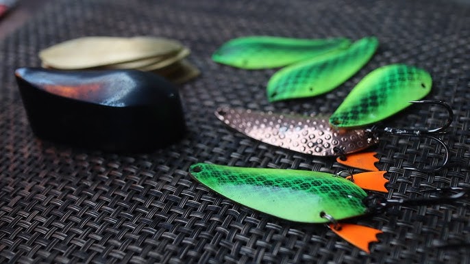 Homemade Brass Fishing Spoon  DIY Lure Making Tutorial 