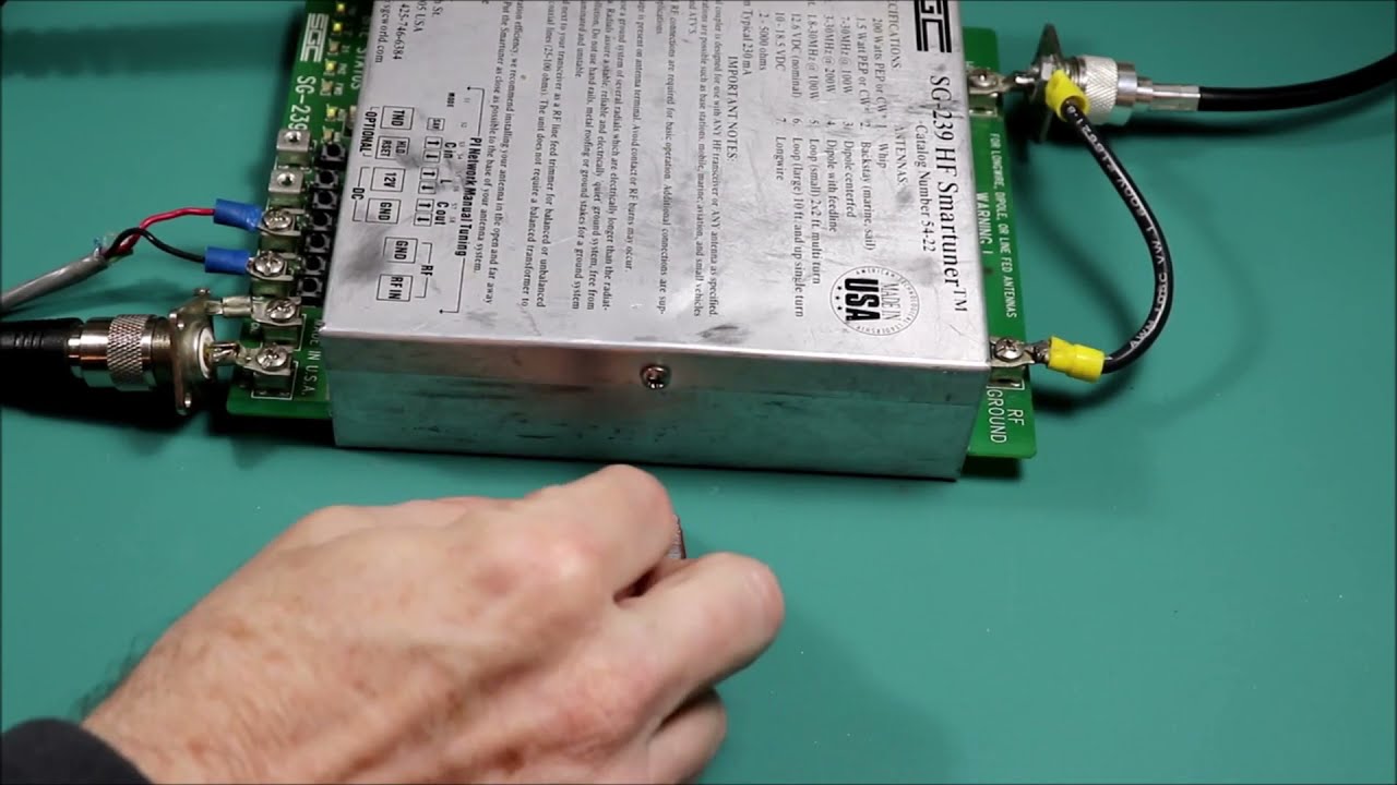 Reparing an SGC SG-239 Automatic Antenna Tuner - YouTube