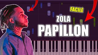 Zola - Papillon | Vidéo Piano Tutoriel Facile Instrumental RAP (Piano Facile France)