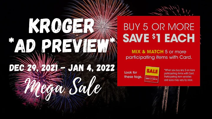 *NEW MEGA* Kroger Ad Preview for 12/29-1/4 | Mega Sale, Beauty Event, 5x Weekly Digitals, & MORE