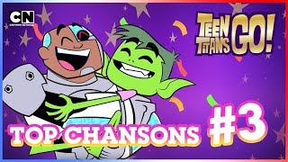 Teen Titans Go ! en français  🇫🇷| 🎤 Les chansons de Changelin et Cyborg #3 👬