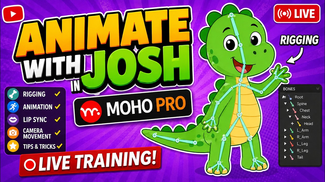 Moho animation tutorial 2026 - Moho rigging [PART 2] - YouTube