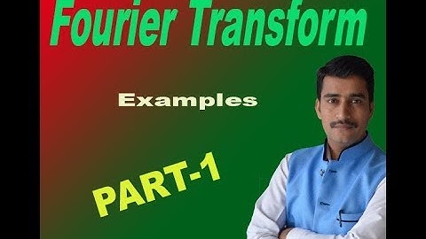 VTU Engineering maths 3 Fourier Transform examples (PART-1)
