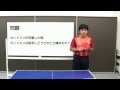 カットマンに攻撃されたときの１つの手順【卓球知恵袋　卓球丼】