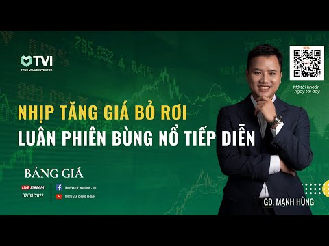 BẢNG GIÁ 2/8 – Chứng khoán hàng ngày: NHỊP TĂNG GIÁ BỎ RƠI – LUÂN PHIÊN TIẾP DIỄN?