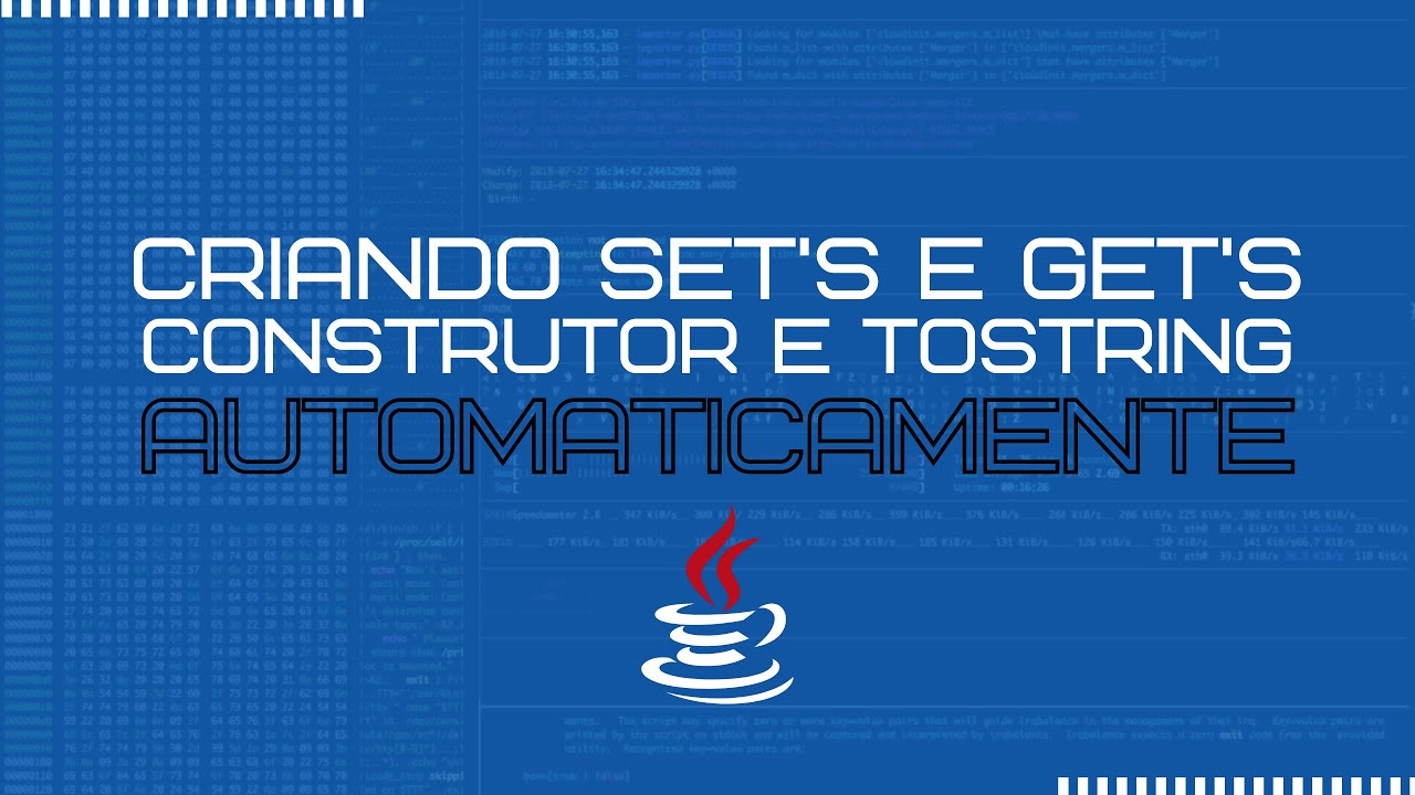 Hello World Java - Criando os sets, gets, construtor e tostring ...