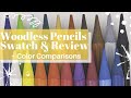 Bailive Woodless Pencils Review | Color Comparison to Koh-i-noor Woodless Pencils #adultcoloring