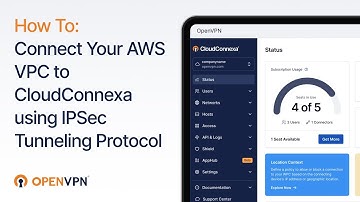How to Connect Your AWS VPC to CloudConnexa using IPSec Tunneling Protocol. (Read Update in DESCR)