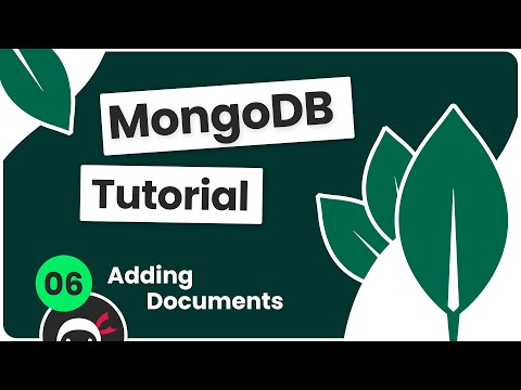 Complete MongoDB Tutorial #6 - Adding New Documents
