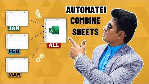 AWESOME Excel trick to combine data from multiple sheets