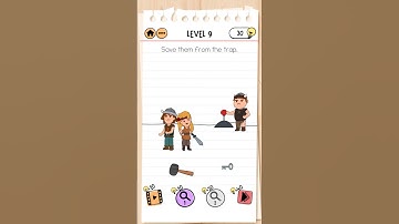 Brain Test 2 | Quest for Brainiac | Save them from the trap | Level 9